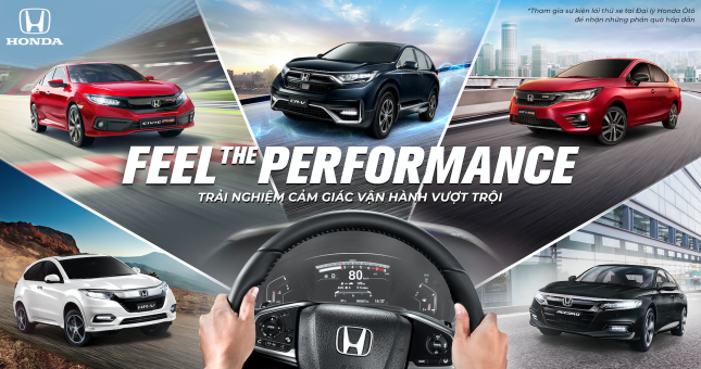 Honda Việt Nam công bố Chiến dịch quảng bá thương hiệu Honda Ôtô “Feel The Performance”