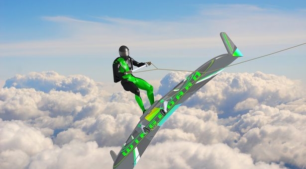 Môn thể thao mới 'Lướt mây' không dành cho người yếu tim