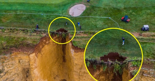 Ngay sát vách đá, đây là kiểu chơi golf kì quặc nhất