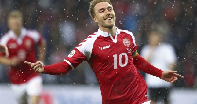 Đội hình Đan Mạch đấu Peru: Khác biệt ở Eriksen