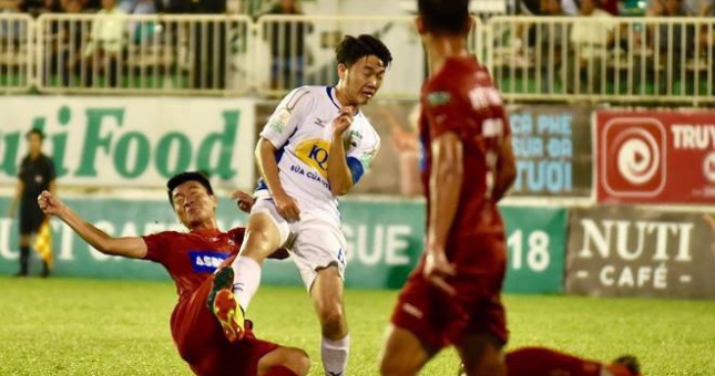 Minh Vương, Xuân Trường tiếc nuối khi HAGL hòa Hải Phòng