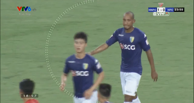 VIDEO: Cựu tiền đạo PSG mở tỷ số (Hà Nội 1-0 Hải Phòng)