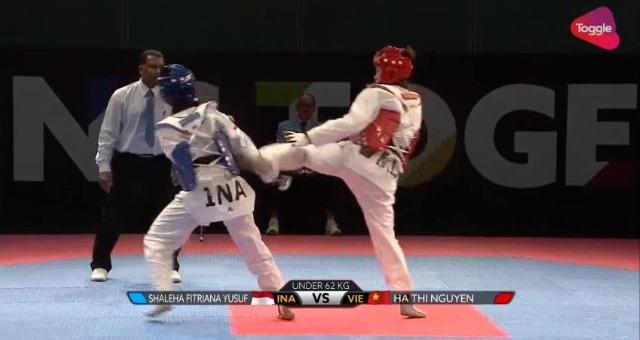 VIDEO: Hà Thị Nguyên giành HCV Taekwondo hạng 62kg nữ