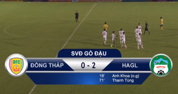 Highlights: U21 Đồng Tháp 0-2 U21 HAGL