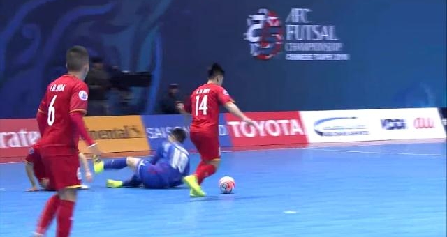 Video Futsal: Việt Nam 3-1 Đài Loan (Giải VĐ châu Á 2018)