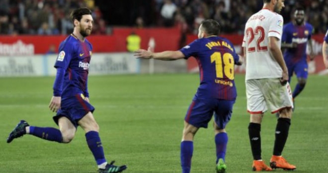 Highlights: Sevilla 2-2 Barcelona (Vòng 30 La Liga)