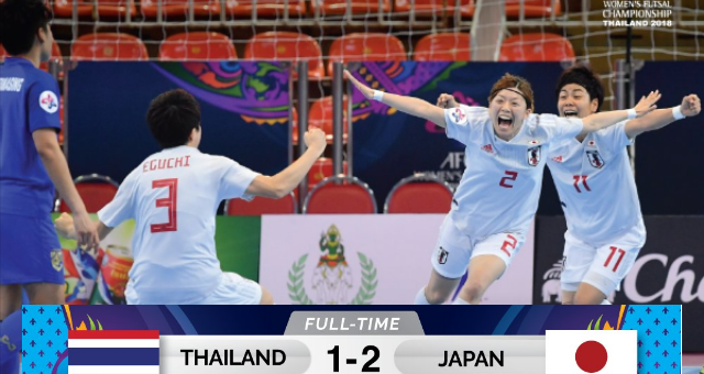 Video Futsal: Nữ Thái Lan 1-2 Nữ Nhật Bản (Bán kết châu Á)
