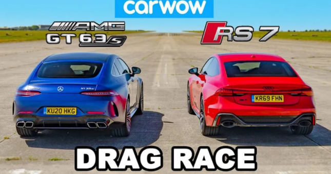 Audi RS7 và Mercedes AMG GT63 S - Hai 'quả tên lửa' đua tốc