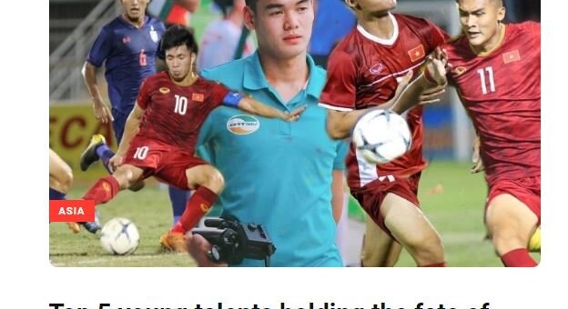 Báo châu Á: '5 sao mai này sẽ nắm vận mệnh bóng đá Việt Nam'