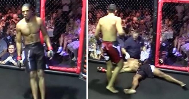 Võ sĩ MMA 'đổ như chuối' vì nghi vấn dính đòn điểm huyệt