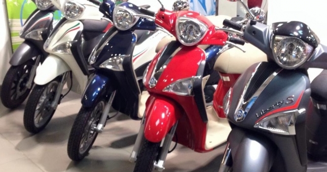 Piaggio thu hồi Liberty ABS 125 3V i.e do nguy cơ nứt ống khung chính