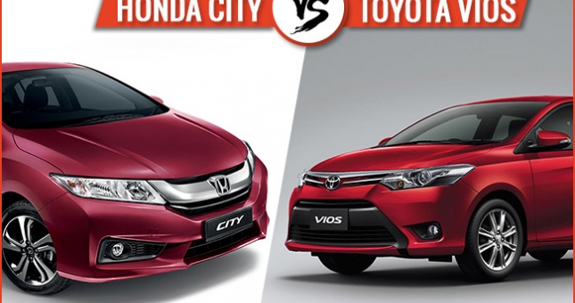 So sánh chi tiết Honda City 2017 và Toyota Vios tại Việt Nam