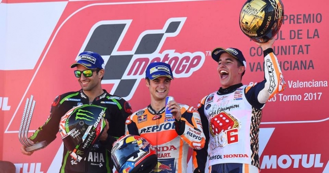 Kết quả chung cuộc, bảng xếp hạng MotoGP 2017 