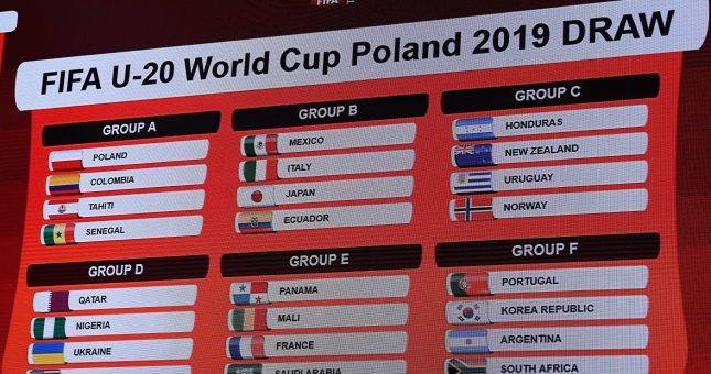 Kết quả bốc thăm U20 World Cup: Bồ Đào Nha đấu Argentina