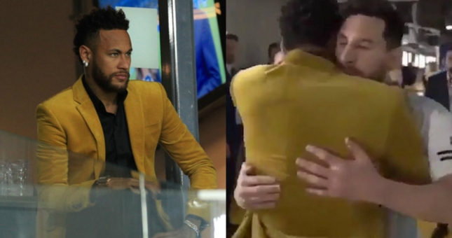 Hành động đẹp của Neymar với Messi sau trận Brazil và Argentina
