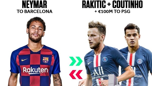 Chuyển nhượng ngày 14/8: Coutinho + Rakitic + tiền = Neymar
