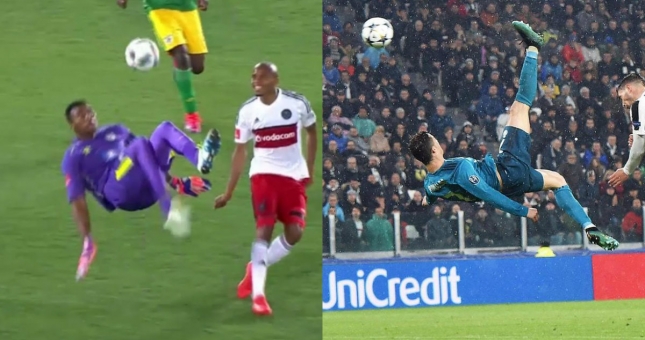 VIDEO: Thủ môn lập siêu phẩm 'ngả bàn đèn' giúp đội nhà thoát thua