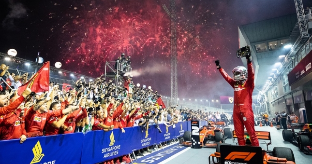 Kết quả F1 Singapore GP 2019: Ferrari chiến thắng tuyệt đối