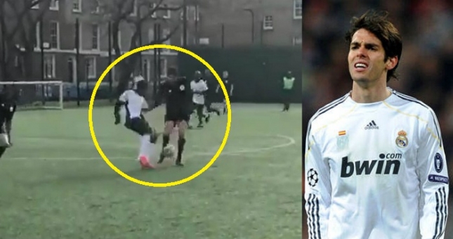 VIDEO: Cầu thủ nghiệp dư dùng kỹ thuật xỏ háng Kaka