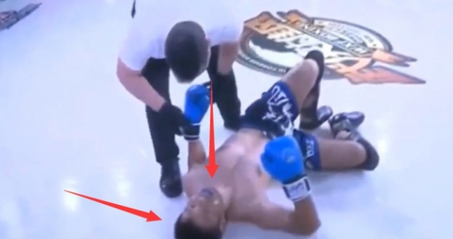 VIDEO: Cao thủ Thiếu Lâm Trung Quốc bị đấm gục chỉ sau 29 giây