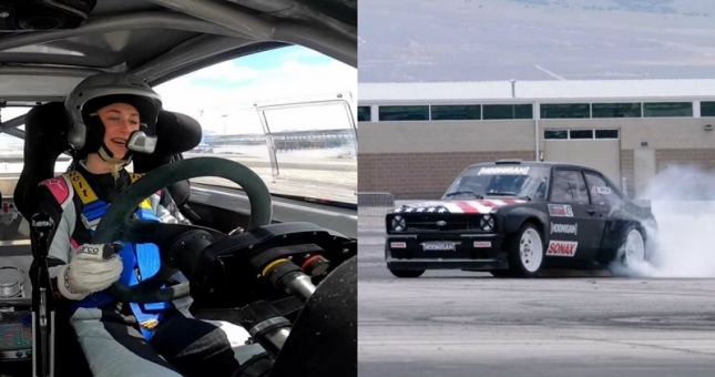 VIDEO: Bé gái 13 tuổi xinh đẹp trổ tài drift vô cùng điêu luyện