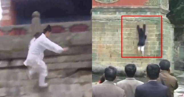 Bị chỉ trích, cao thủ Võ Đang vẫn tung clip khinh công 'bay như chim'