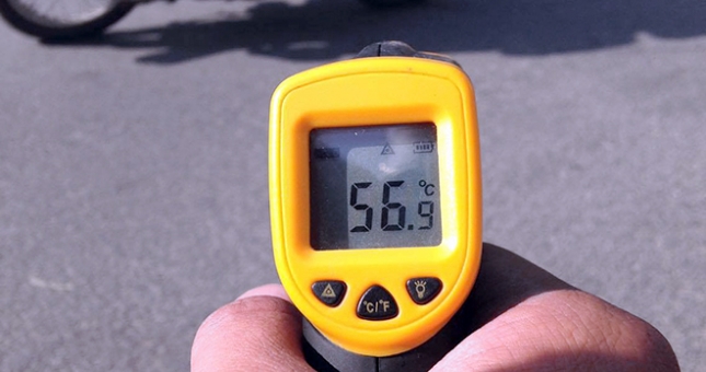 Dễ 'nổ lốp xe' khi nhiệt độ cao bao nhiêu?