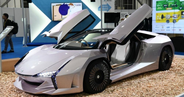 Chiếc xe Nhật Bản gây chú ý với chất liệu 'thực vật'