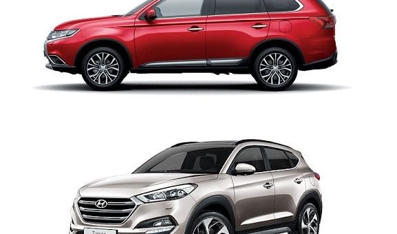 So sánh Mitsubishi Outlander và Hyundai Tucson 2020