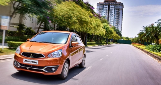 Mitsubishi Mirage giảm 50 triệu VNĐ, thấp gần giá xe Kia Morning