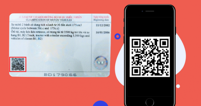 Bằng lái xe cũ có phải đổi sang loại mã QR?