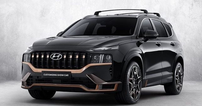 Hyundai SantaFe hầm hố với gói độ N Performance sang chảnh
