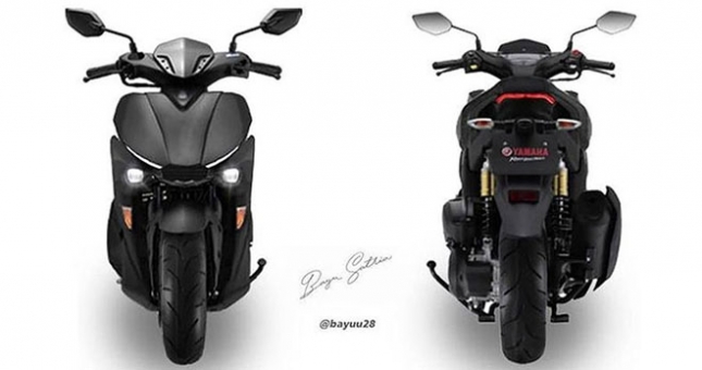 Yamaha Aerox 2021 sắp ra mắt, đe dọa Honda Air Blade