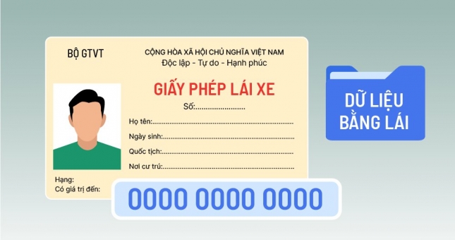 Giấy phép lái xe sẽ có 12 điểm/năm, trừ hết là thi lại