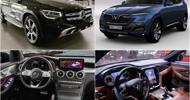 VinFast Lux SA2.0 vs Mercedes GLC200: Xe Việt không thua xe Đức