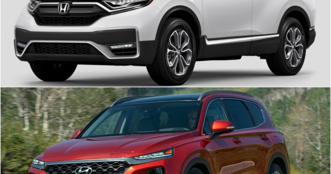 So sánh Honda CR-V và Hyundai SantaFe: Gần 1 tỷ mua xe nào?