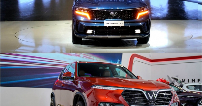 So sánh Sorento 2021 và Lux SA2.0: Mẫu xe Việt có bị đe dọa?