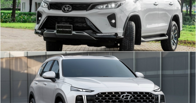 Hyundai SantaFe 2021 và Toyota Fortuner 2021: So kè 'cực gắt'