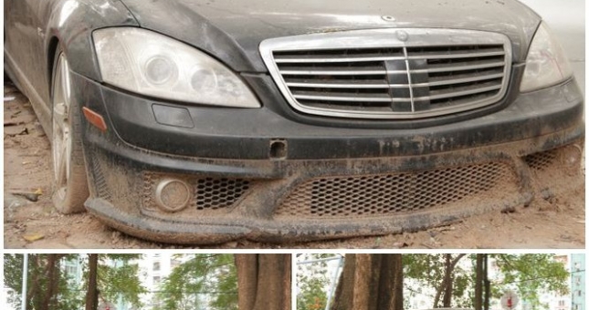 'Kì lạ' siêu xe Bentley bỏ hoang nhiều năm trên vỉa hè Hà Nội