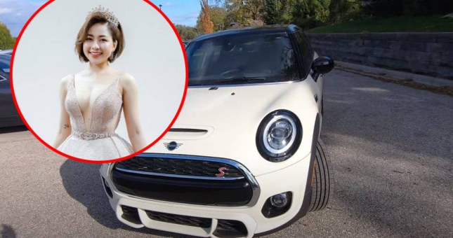 Hotgirl Trâm Anh tậu Mini Cooper 'hàng hiếm'