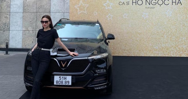 Hồ Ngọc Hà tậu thêm VinFast President, đủ bộ 4 ô tô Việt