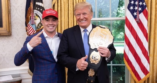 Tổng thống Mỹ chúc mừng chiến thắng của Colby Covington