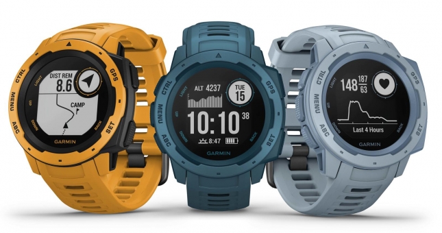 Đồng hồ chuẩn quân sự Mỹ Garmin Instinct bổ sung màu mới