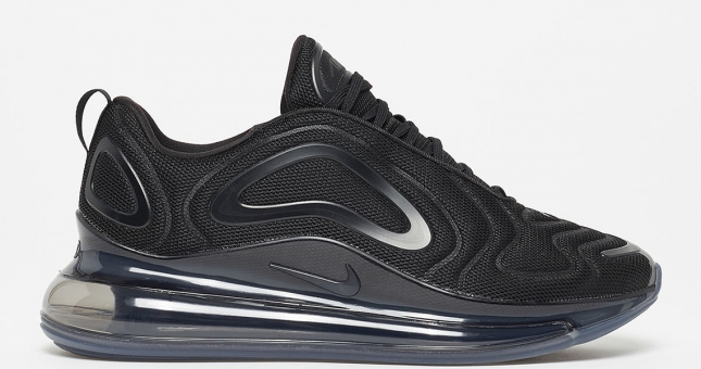 Trầm trồ trước phiên bản Nike Airmax 720 với sắc đen cá tính