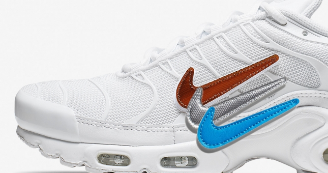 Nike ra mắt AirMax Plus 2019 có thể tùy ý thay đổi màu logo cực độc