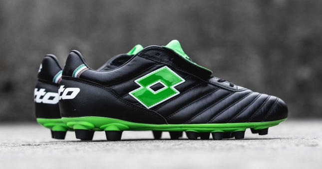 Lotto tung ra siêu phẩm giày đinh bằng da thật, 100% làm tại Ý