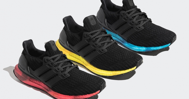 Adidas giới thiệu bộ 3 Ultra Boost với đế nhuộm màu lạ mắt
