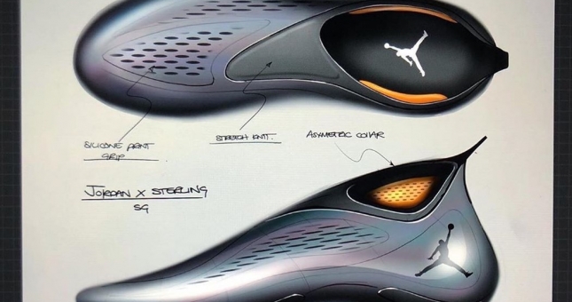 Lộ bản vẽ giày bóng đá mang thương hiệu bóng rổ triệu đô của Sterling