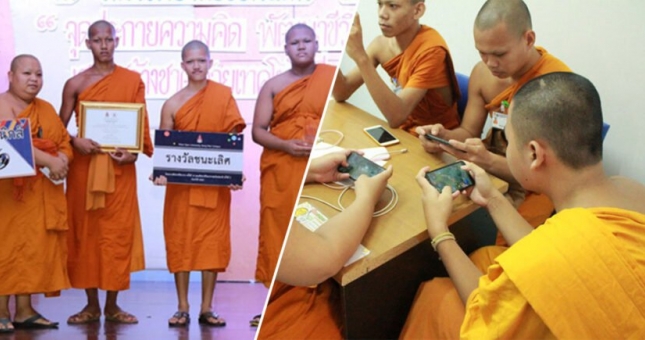 Đội tuyển toàn nhà sư vô địch giải Esports tại Thái Lan