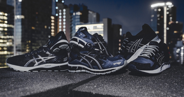 Asics giới thiệu bộ ba giày thể thao xanh bóng đêm huyền bí
